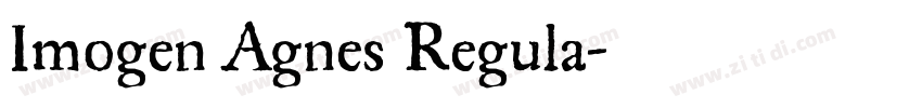 Imogen Agnes Regula字体转换